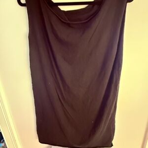 Elegant Black Women's Tunic, American Apparel
